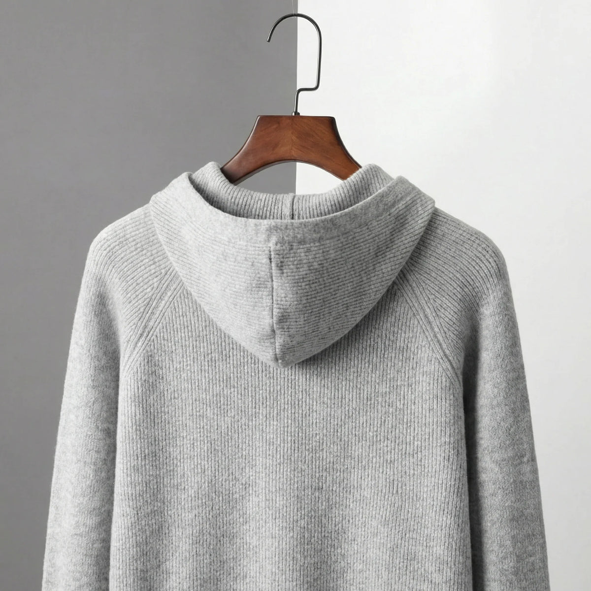 Herren Kapuzenpullover mit Reißverschluss und weichem Material