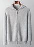 Herren Kapuzenpullover mit Reißverschluss und weichem Material