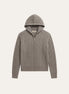 Herren Kapuzenpullover mit Zopfmuster