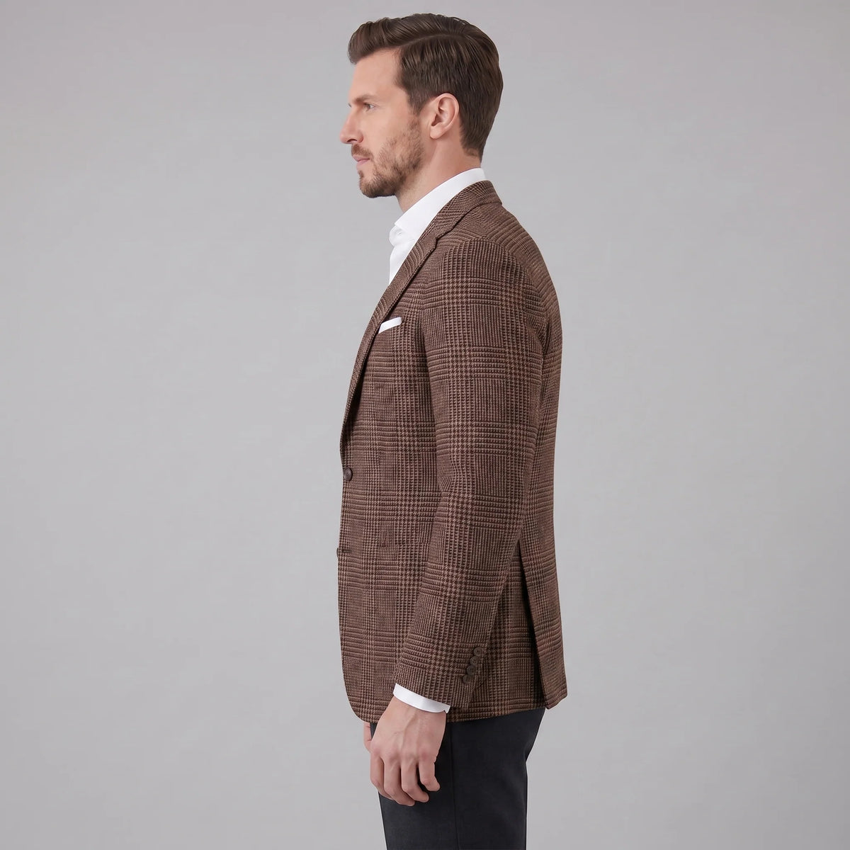 Herren Karierter Freizeitblazer