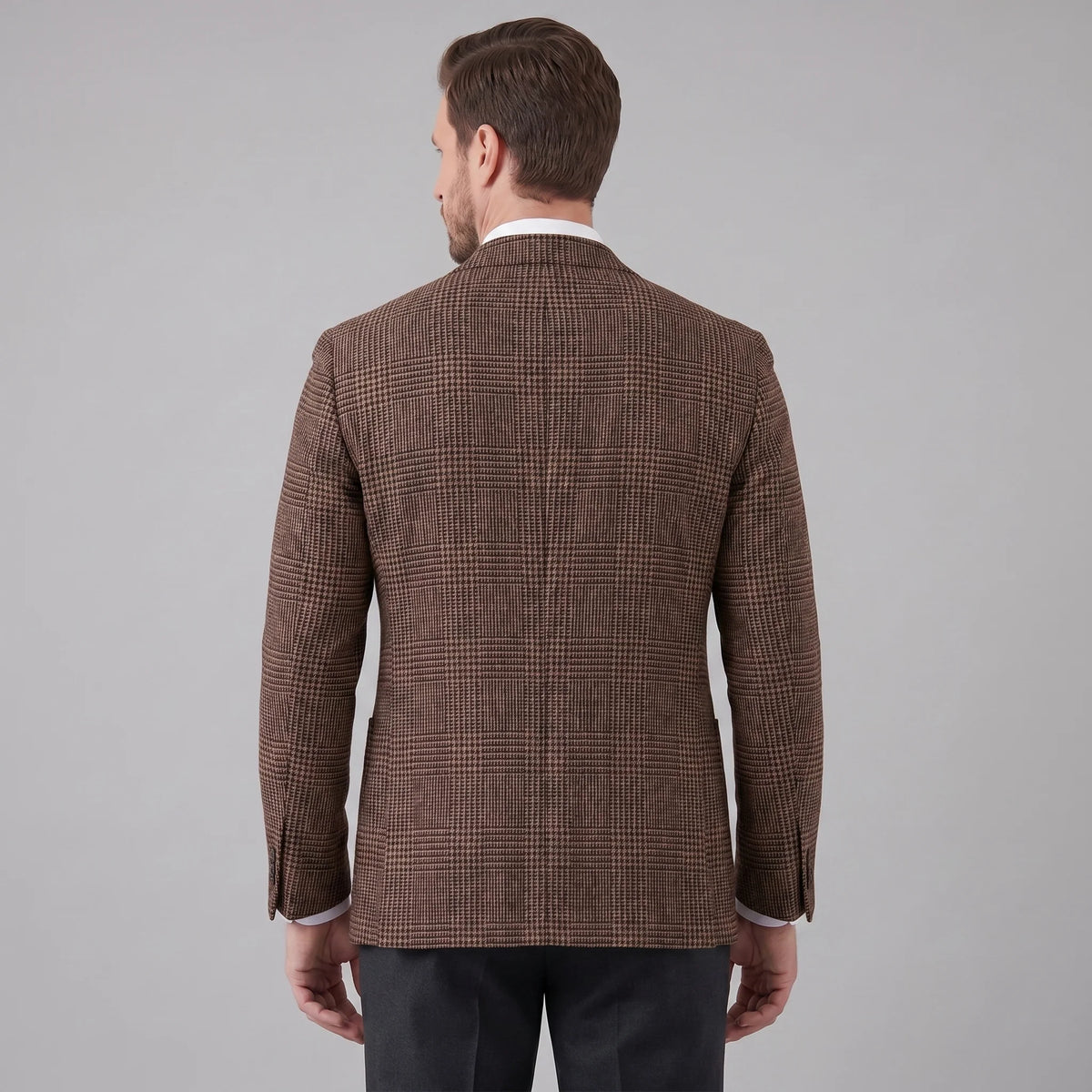 Herren Karierter Freizeitblazer