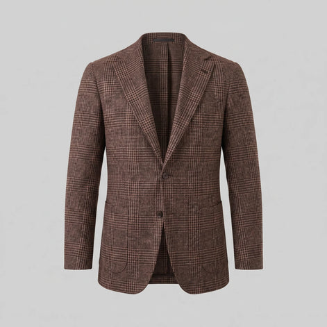 Herren Karierter Freizeitblazer