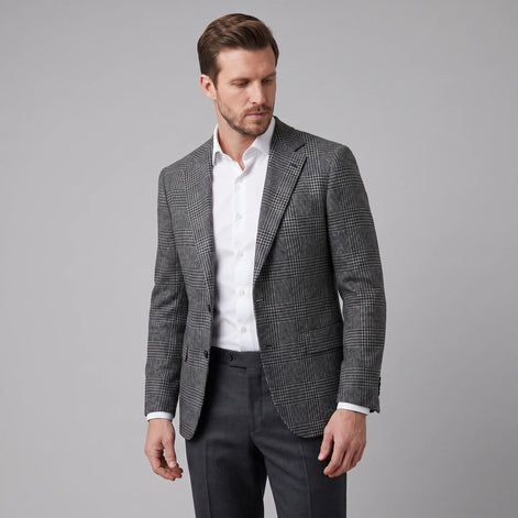 Herren Karierter Freizeitblazer