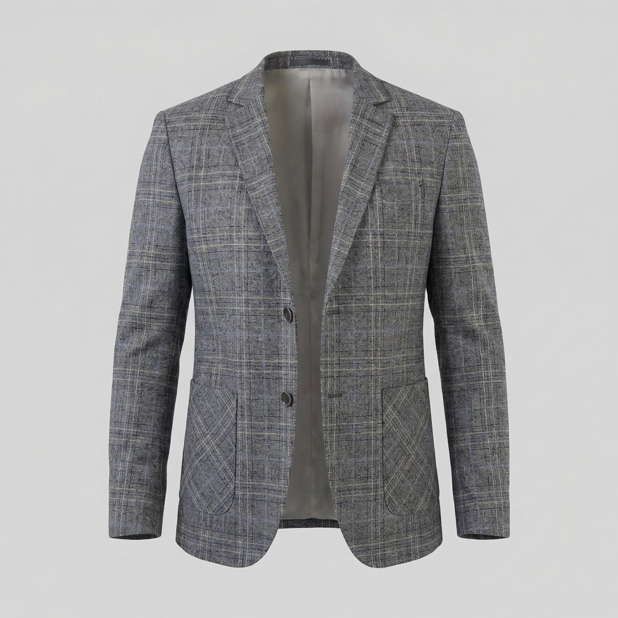Herren Kariertes Blazerjacke