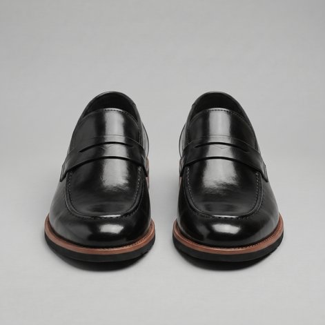 Herren Klassische Leder Penny Loafer