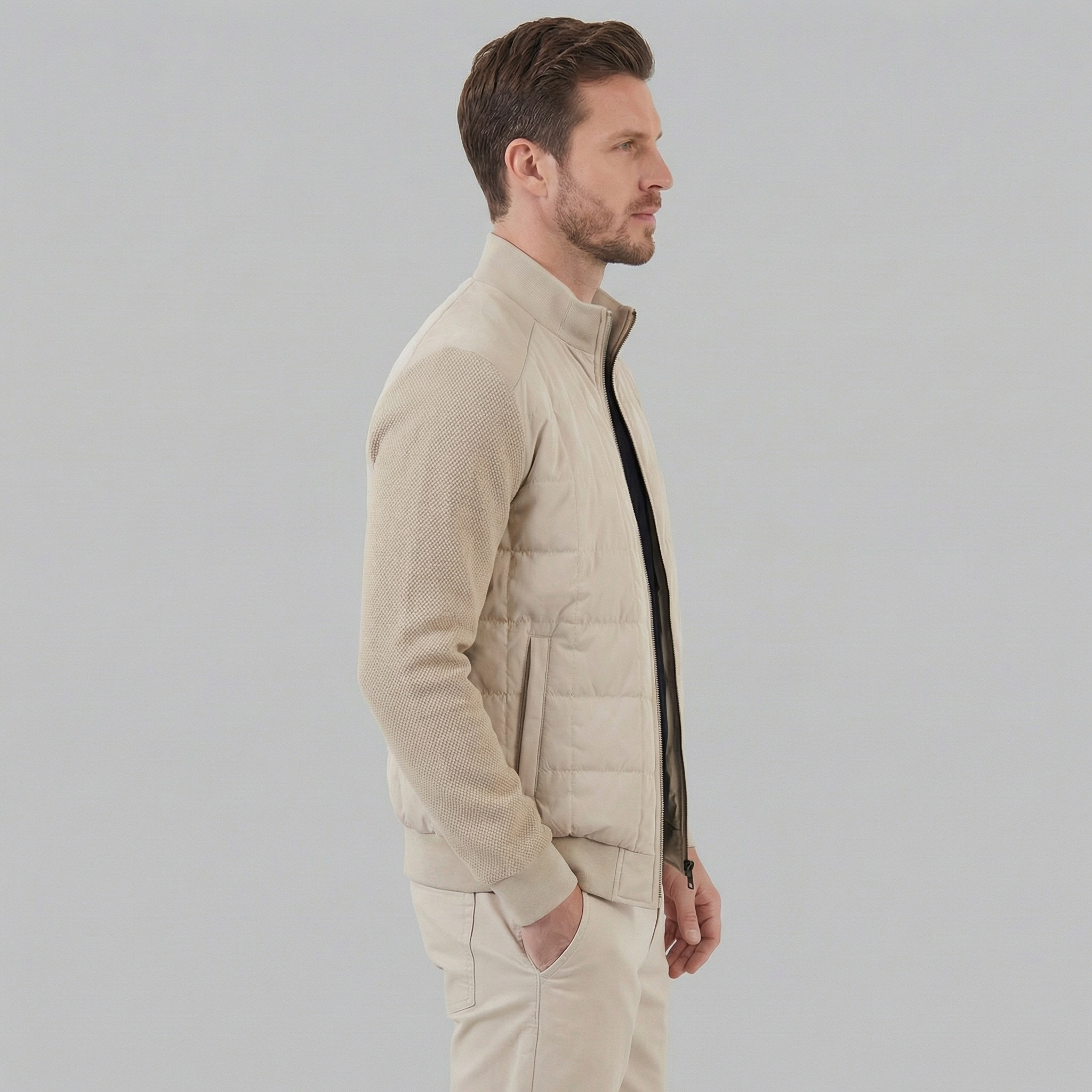 Herren Klassische Leichte Frühlingsjacke
