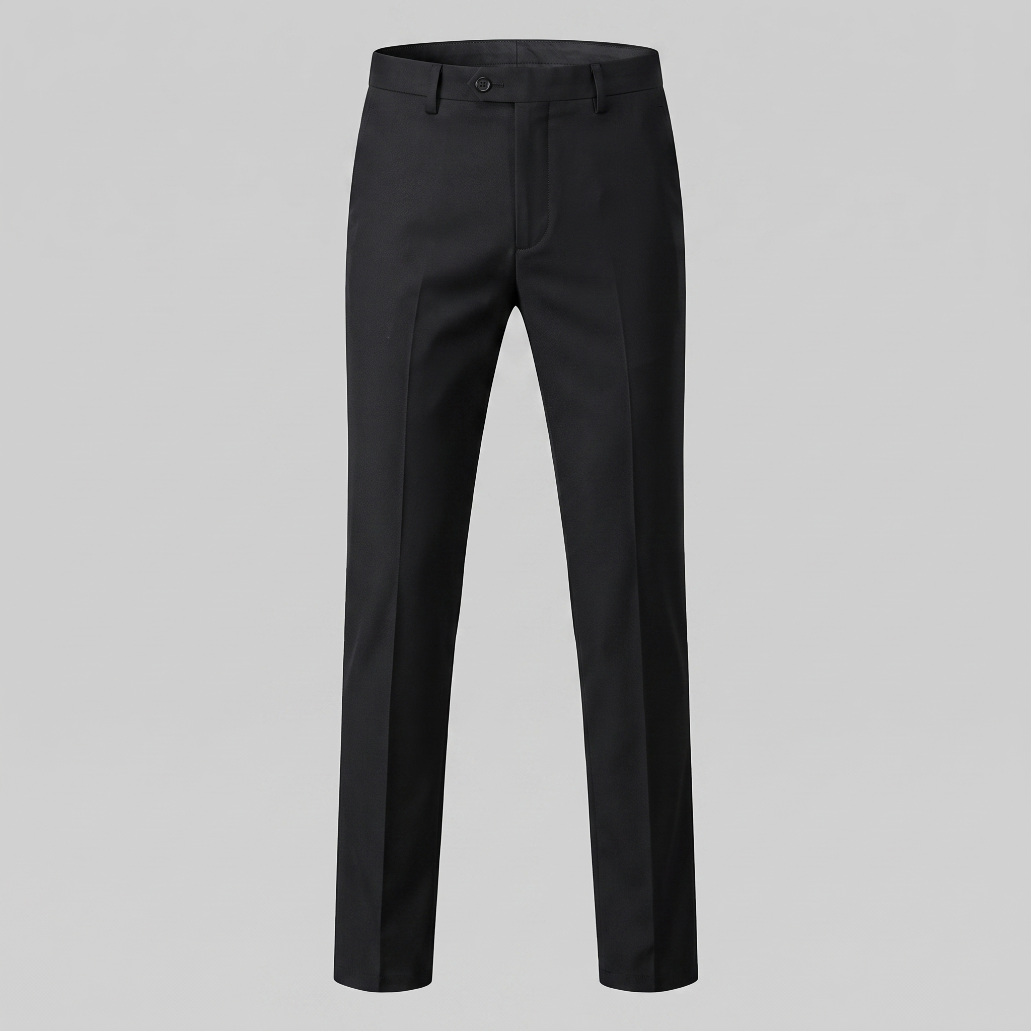 Herren Klassische Tailored Hose in Schwarz