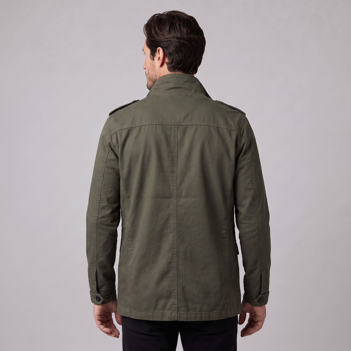 Herren Klassische Wattierte Winterjacke
