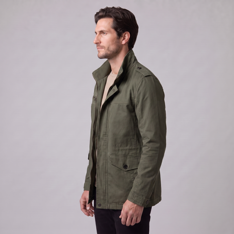 Herren Klassische Wattierte Winterjacke
