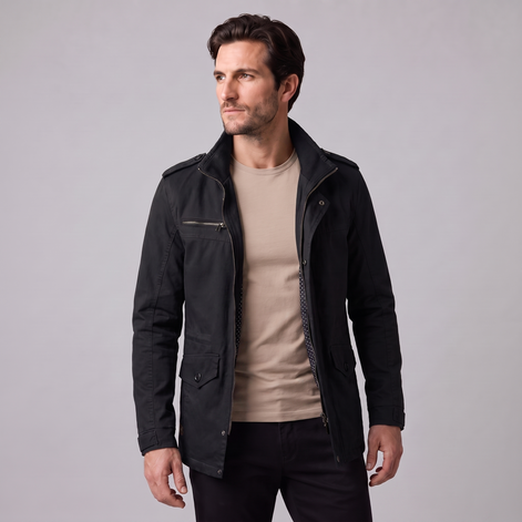 Herren Klassische Wattierte Winterjacke