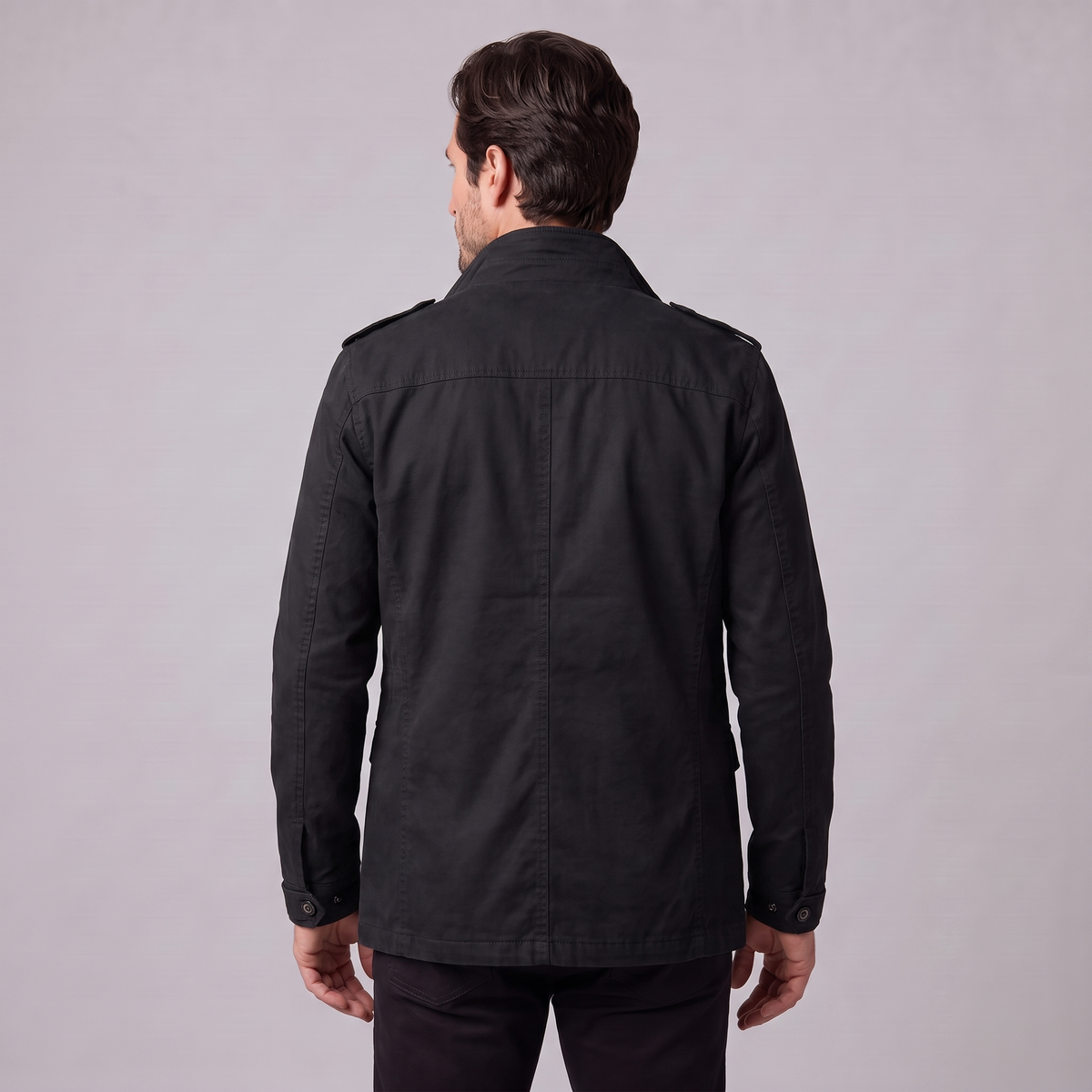 Herren Klassische Wattierte Winterjacke