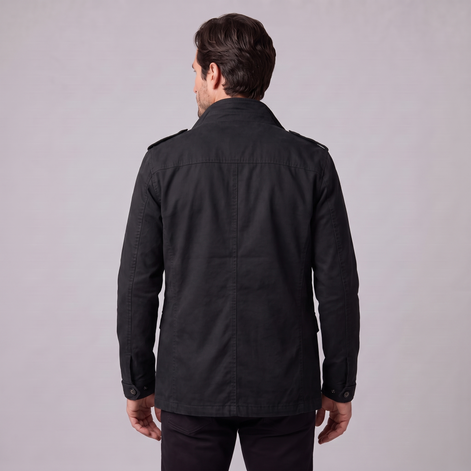 Herren Klassische Wattierte Winterjacke