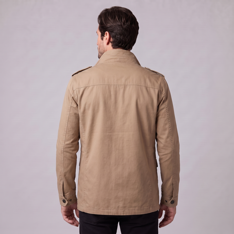 Herren Klassische Wattierte Winterjacke