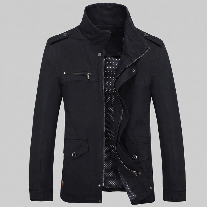 Herren Klassische Wattierte Winterjacke