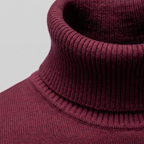 Herren Klassischer Rollkragenpullover