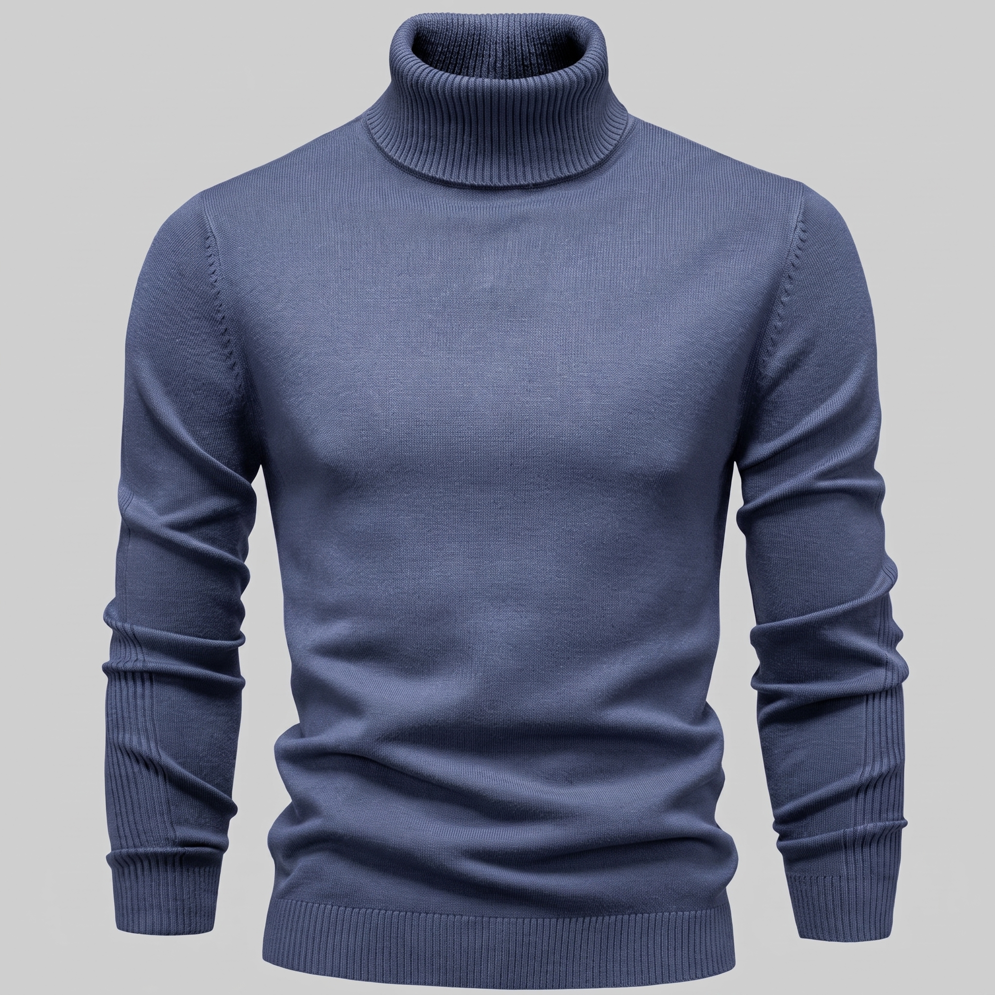 Herren Klassischer Rollkragenpullover