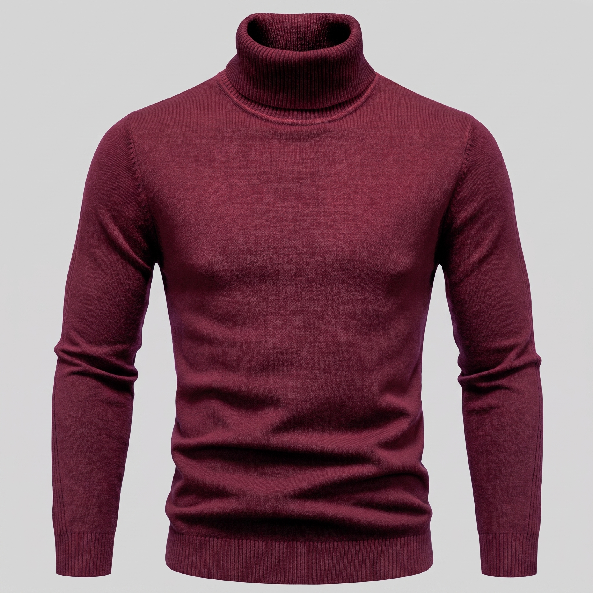 Herren Klassischer Rollkragenpullover
