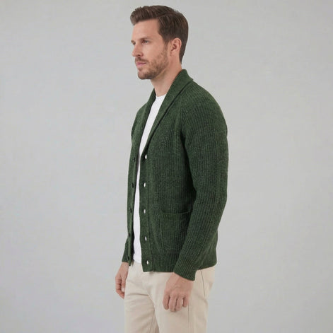 Herren Klassischer Strickcardigan