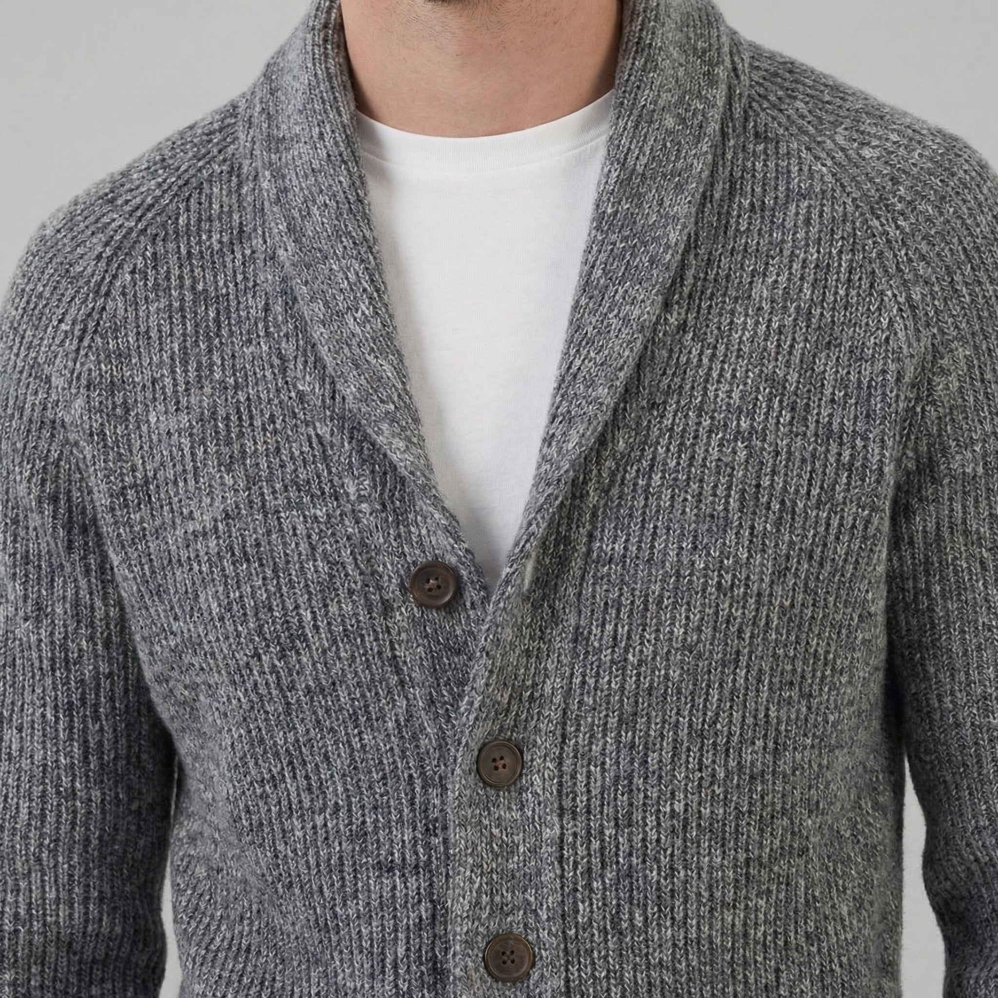 Herren Klassischer Strickcardigan