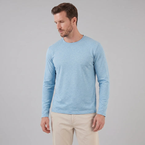Herren Langarmpullover mit Rundhalsausschnitt