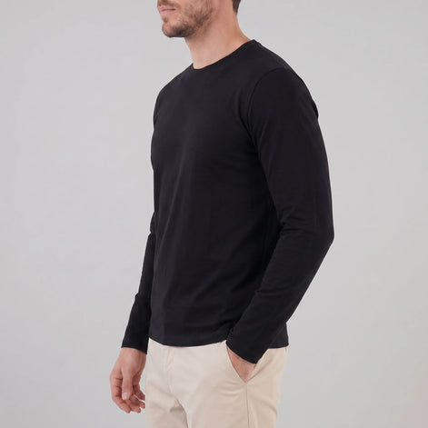 Herren Langarmpullover mit Rundhalsausschnitt
