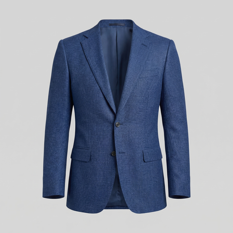 Herren Lässiger Leinen Blazer Jacke