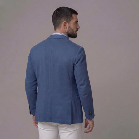 Herren Lässiger Leinenblazer