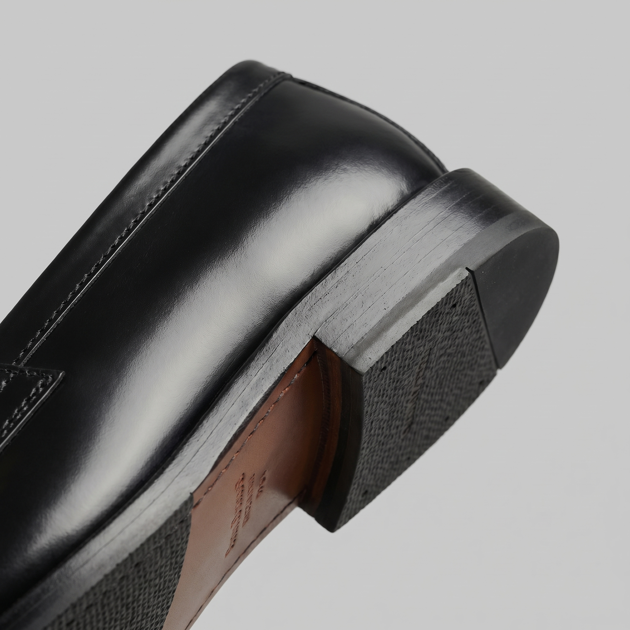 Herren Leder Penny Loafers