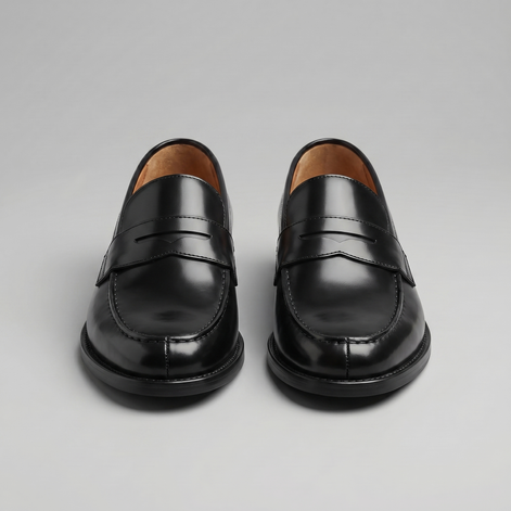 Herren Leder Penny Loafers