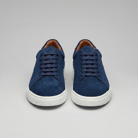 Herren Ledersneaker Mit Schnürung