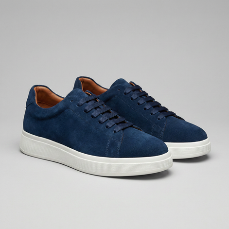 Herren Ledersneaker Mit Schnürung