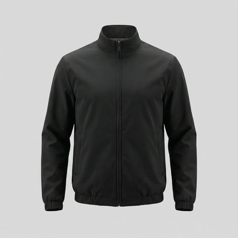 Herren Leichte Bomberjacke mit Reißverschluss für Alltag und Freizeit