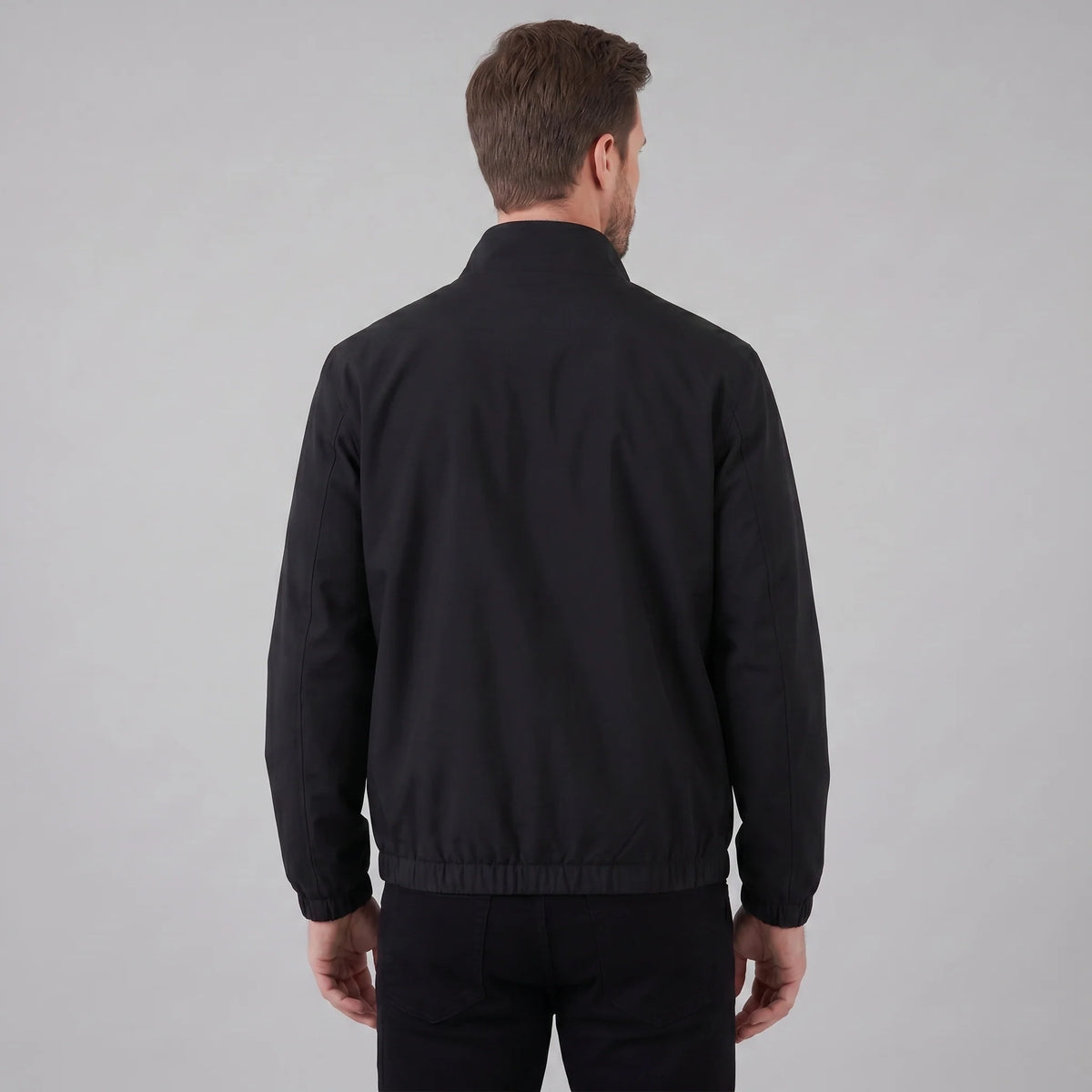 Herren Leichte Bomberjacke mit Reißverschluss für Alltag und Freizeit