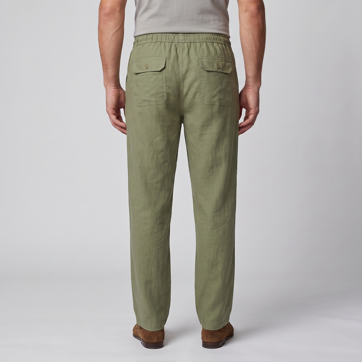 Herren Leichte Leinenhose