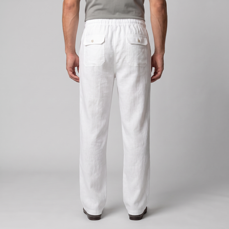 Herren Leichte Leinenhose