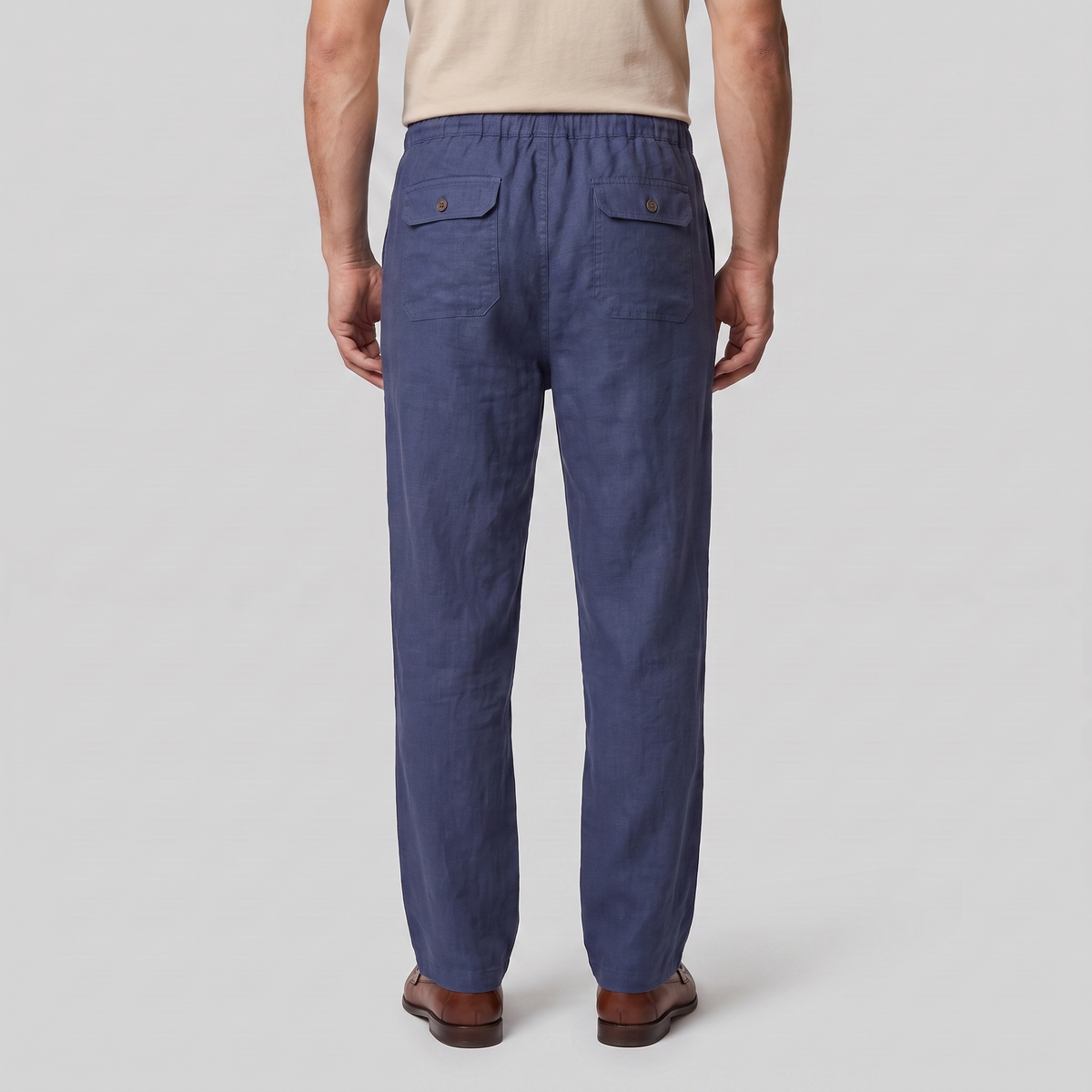 Herren Leichte Leinenhose