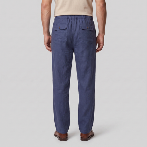 Herren Leichte Leinenhose