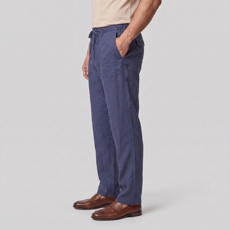 Herren Leichte Leinenhose