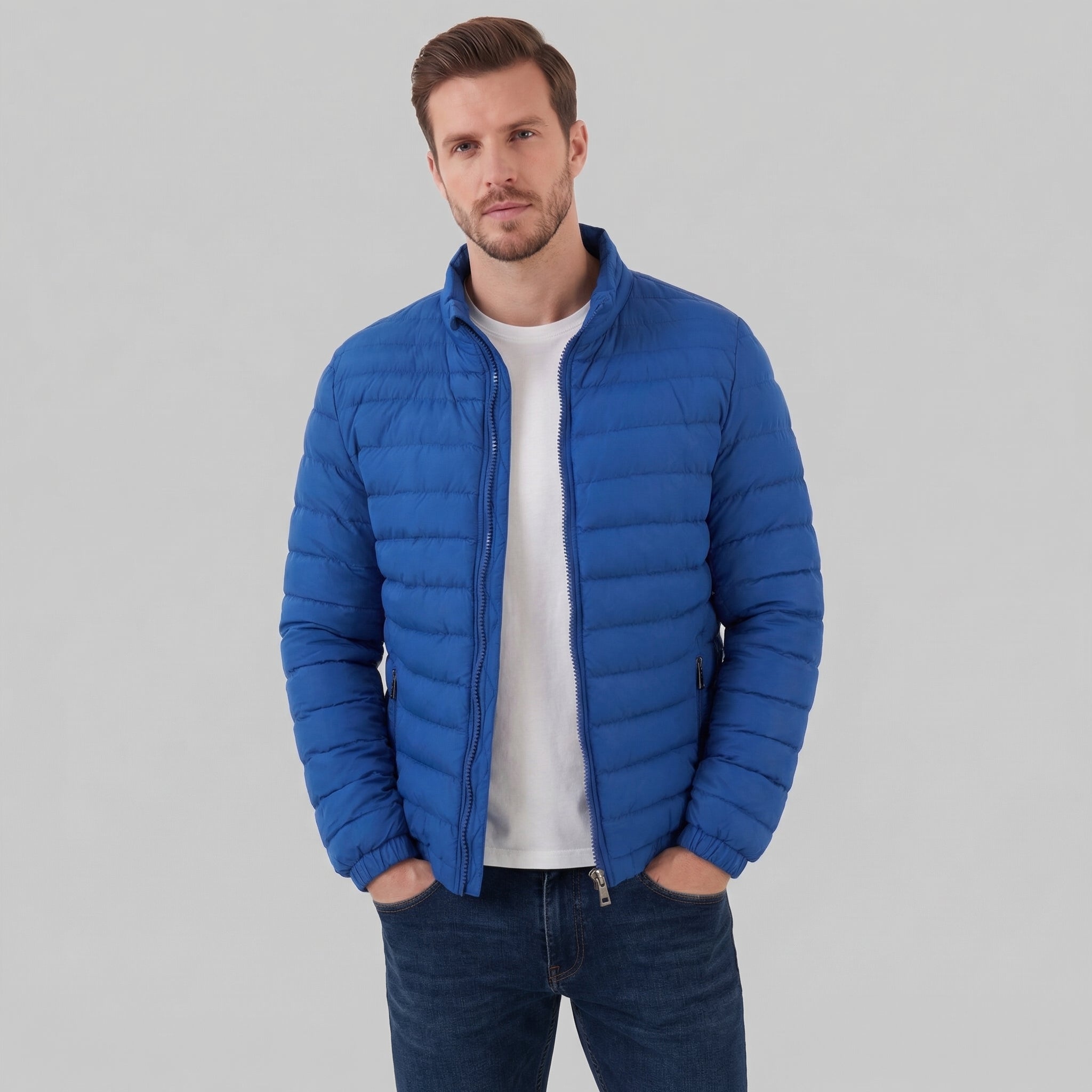Herren Leichte Pufferjacke für den Frühling