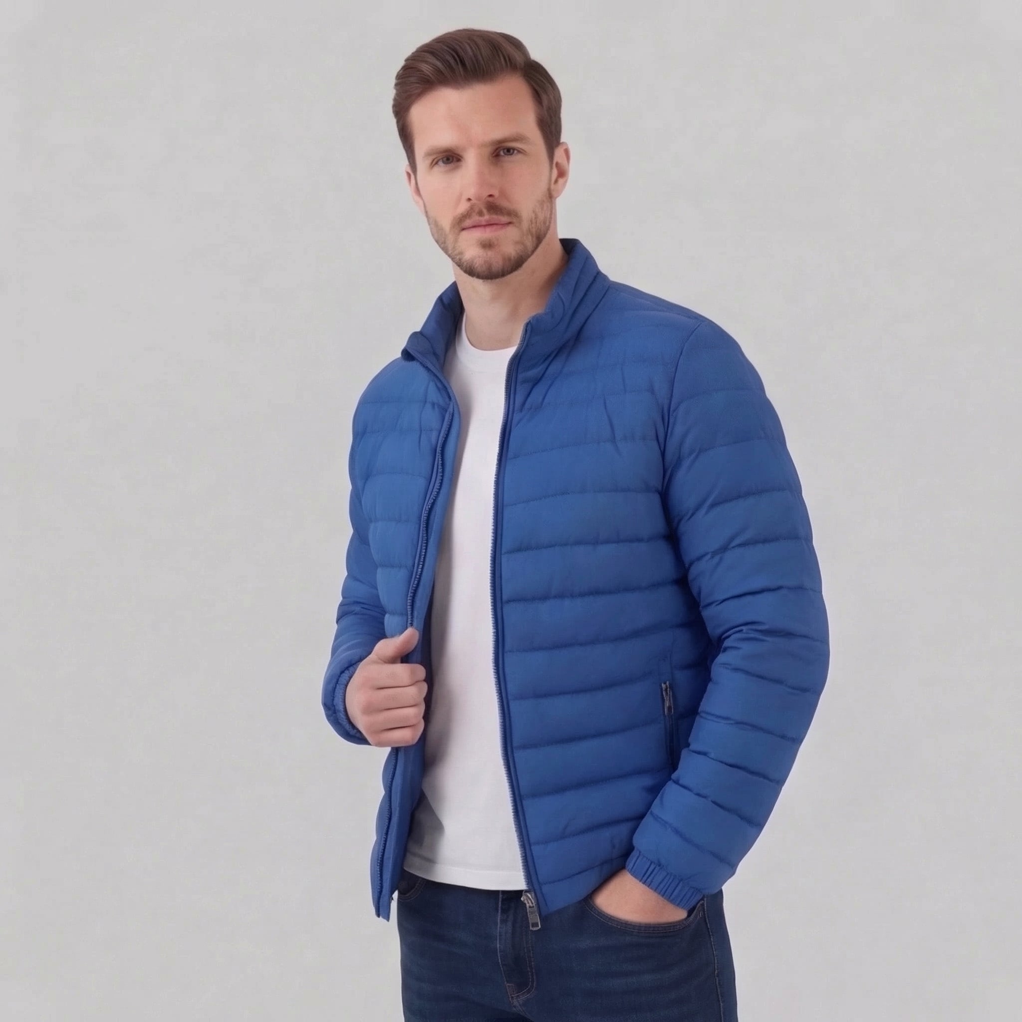 Herren Leichte Pufferjacke für den Frühling