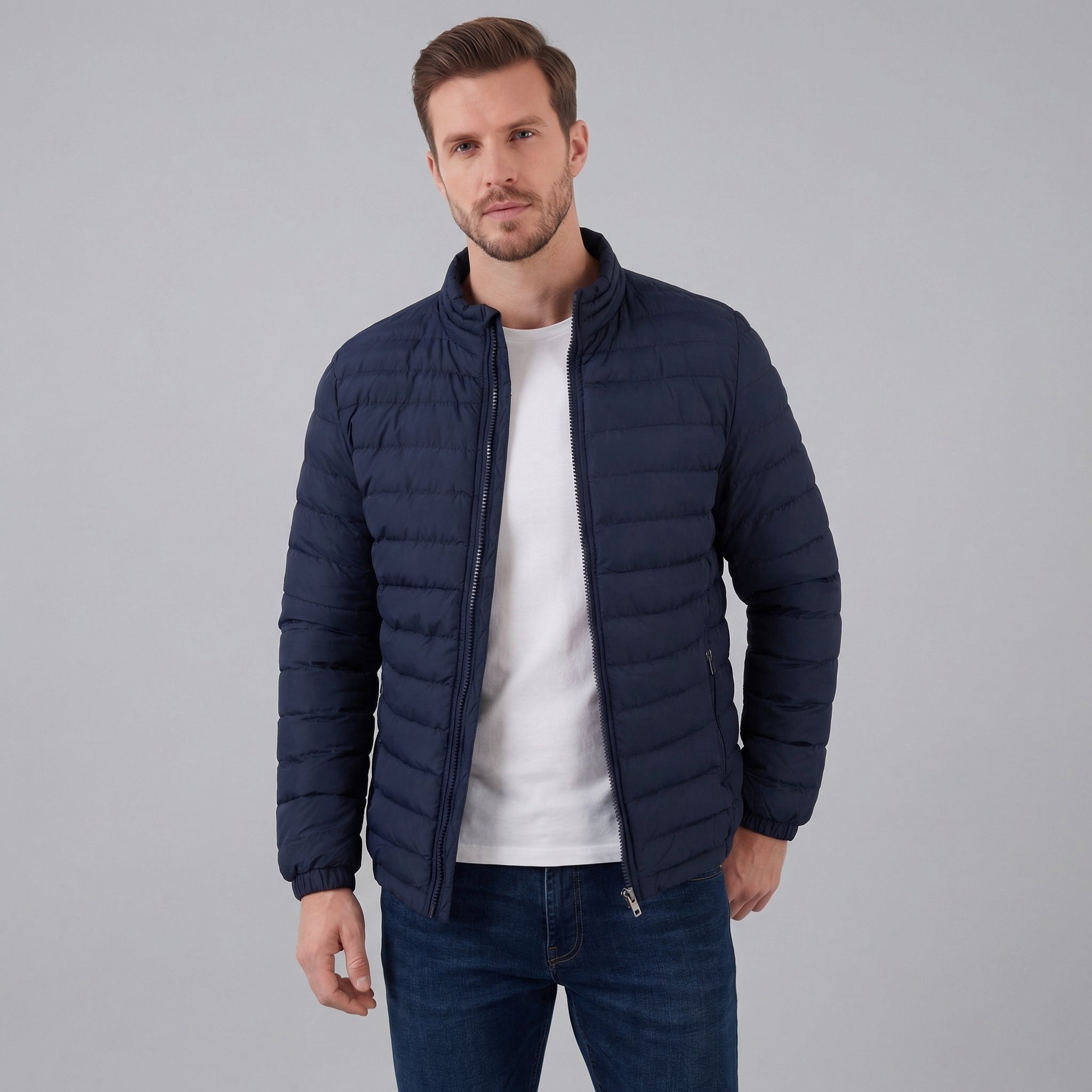 Herren Leichte Pufferjacke für den Frühling