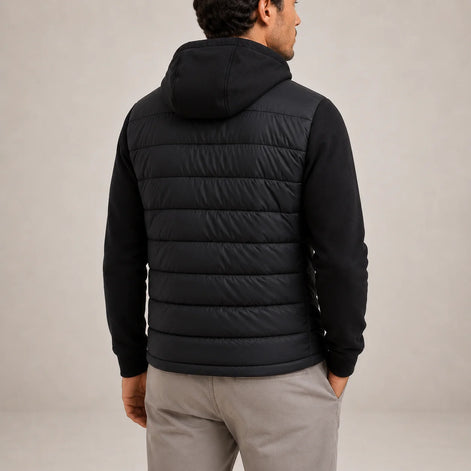 Herren Leichte Steppjacke mit Kapuze Alltagsjacke