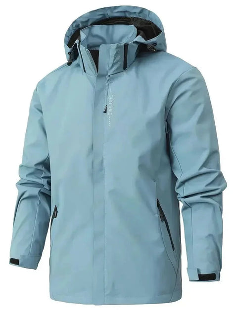 Herren Leichte Wetterfeste Outdoorjacke Wasser- und Winddicht