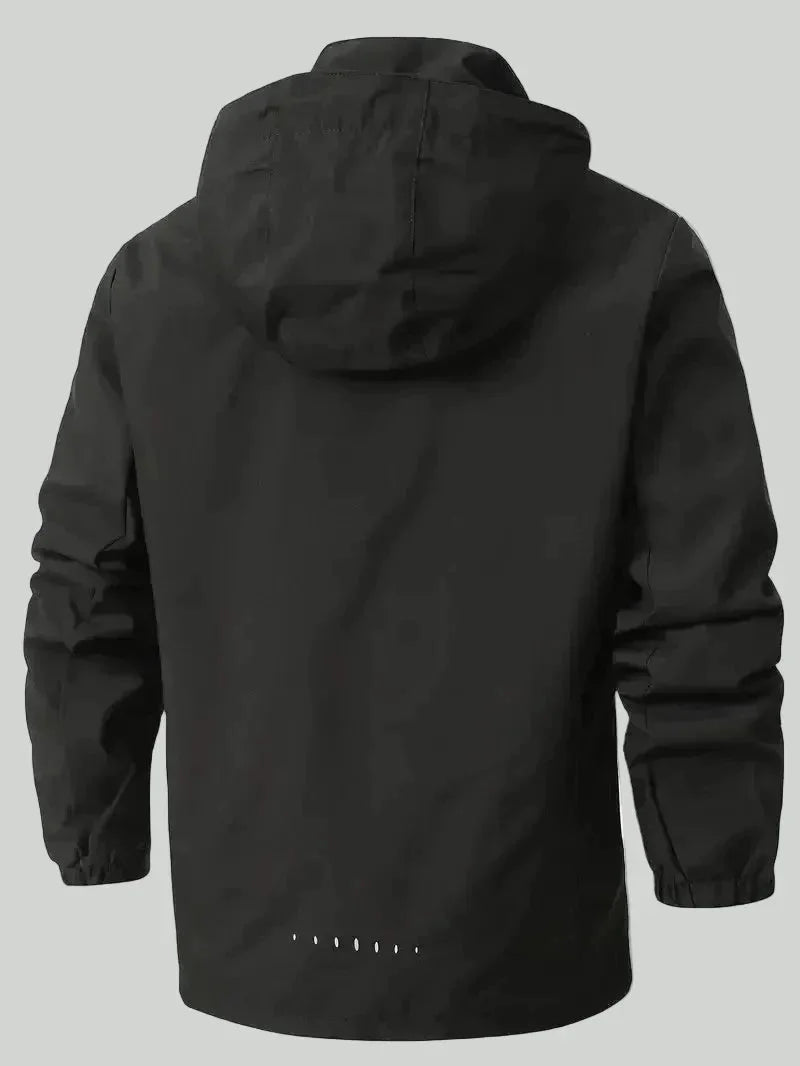 Herren Leichte Wetterfeste Outdoorjacke Wasser- und Winddicht