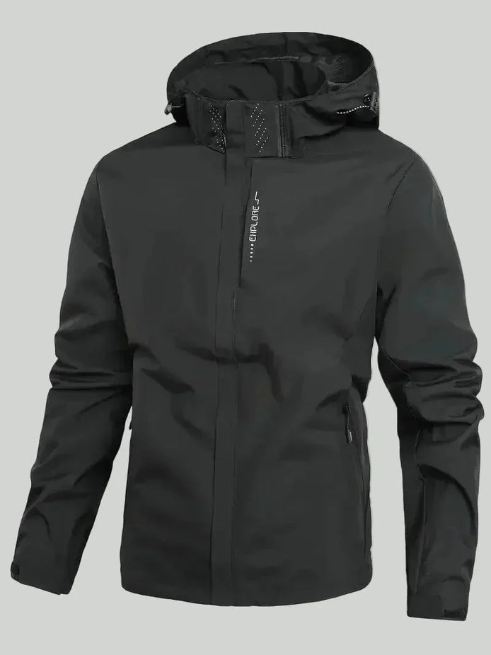 Herren Leichte Wetterfeste Outdoorjacke Wasser- und Winddicht