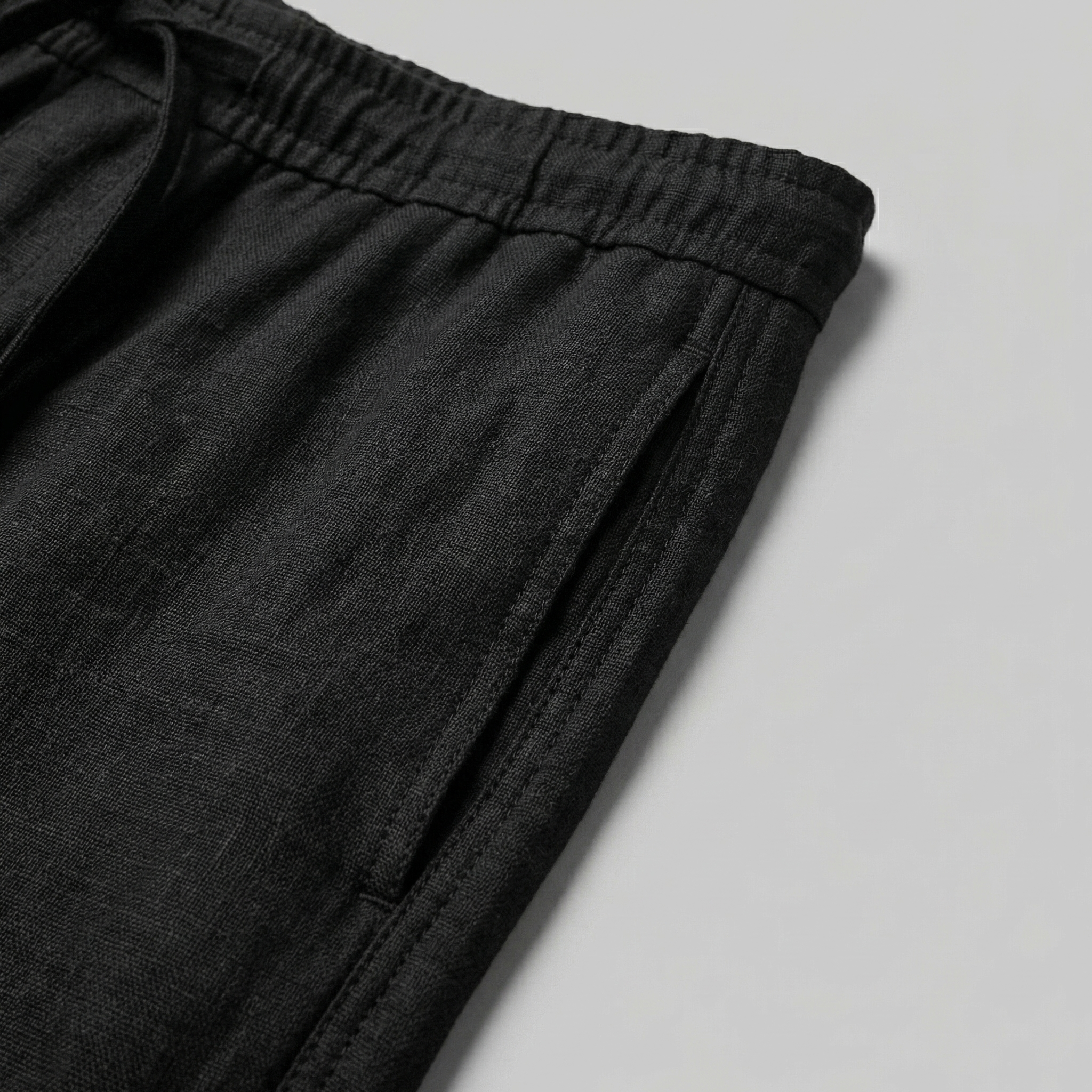 Herren Leinen Slim Fit Hose