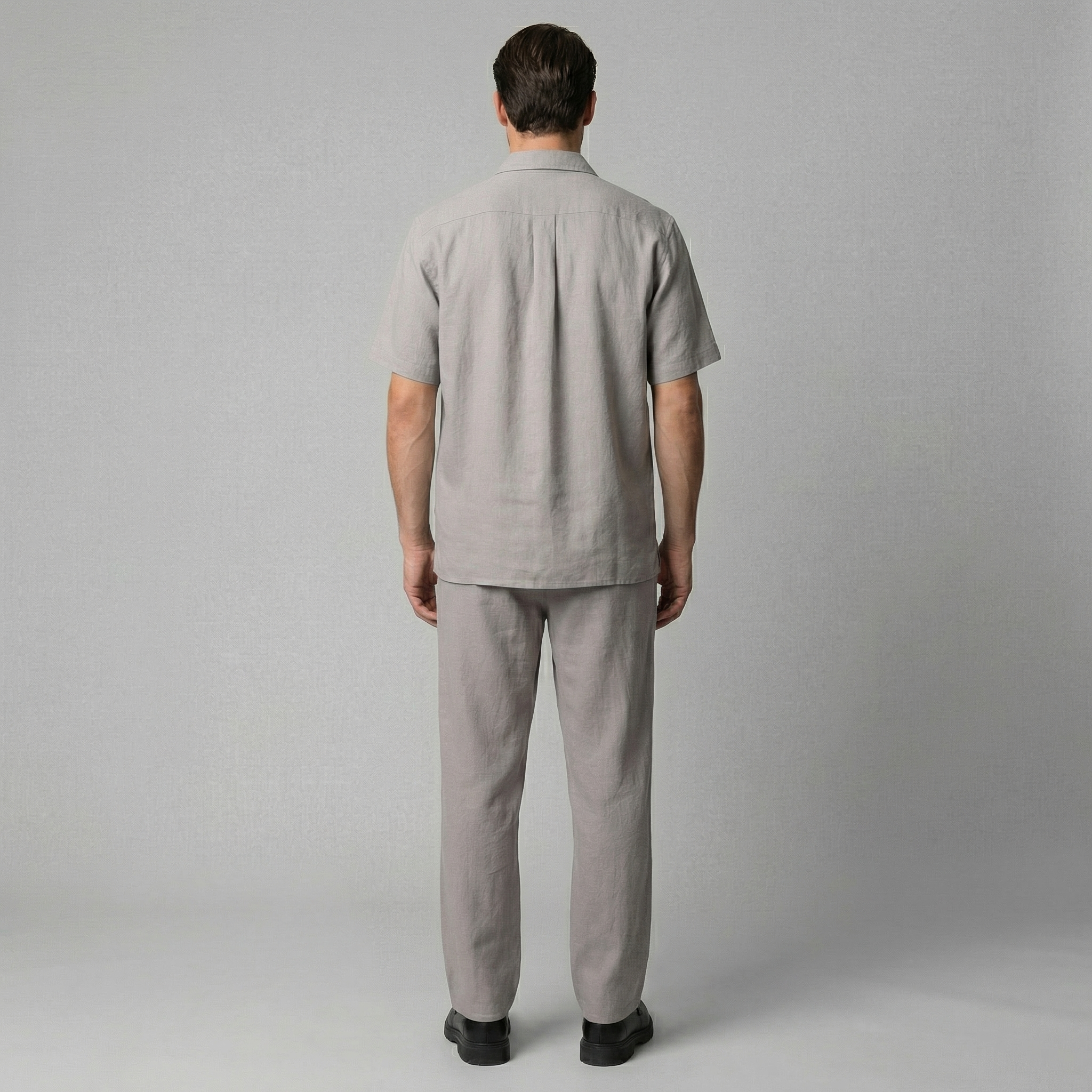 Herren Leinen Slim Fit Hose