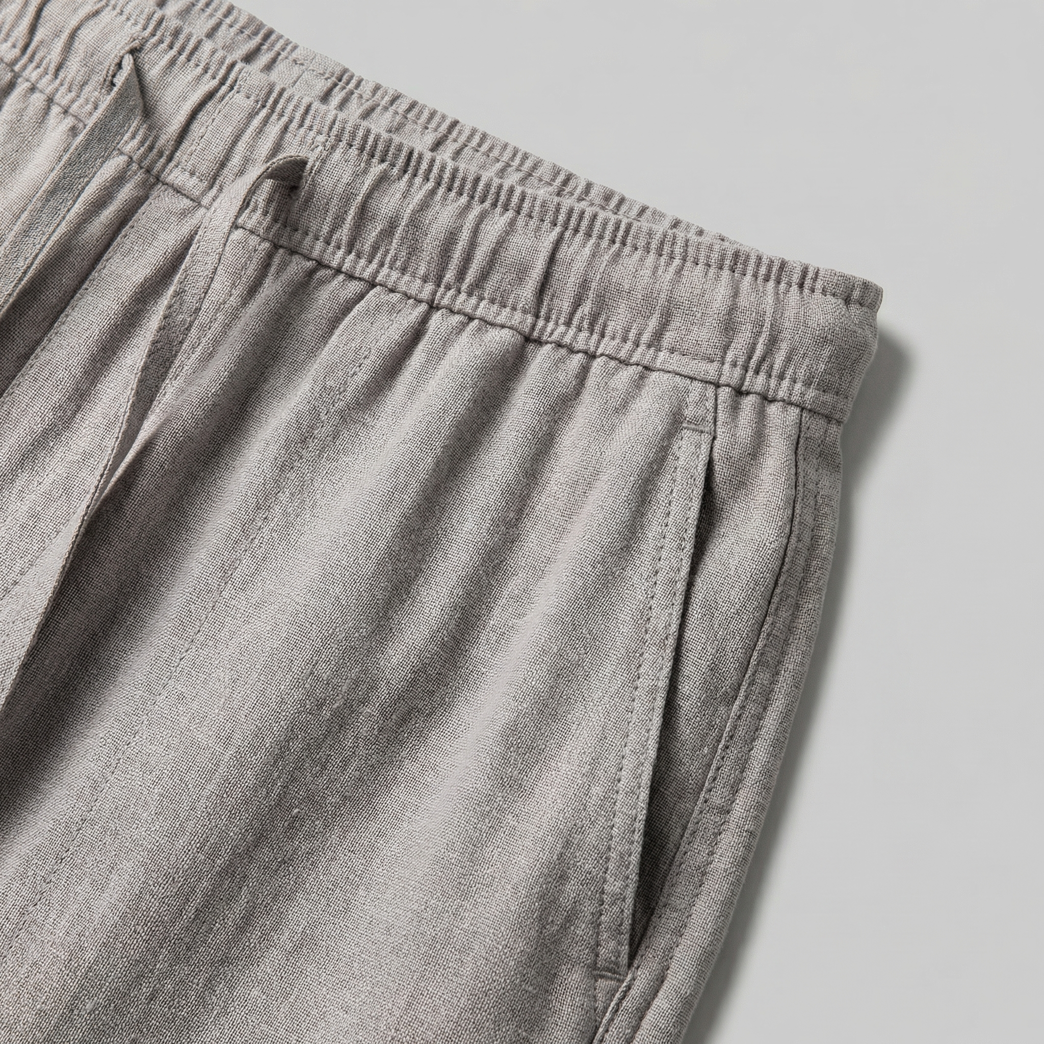 Herren Leinen Slim Fit Hose