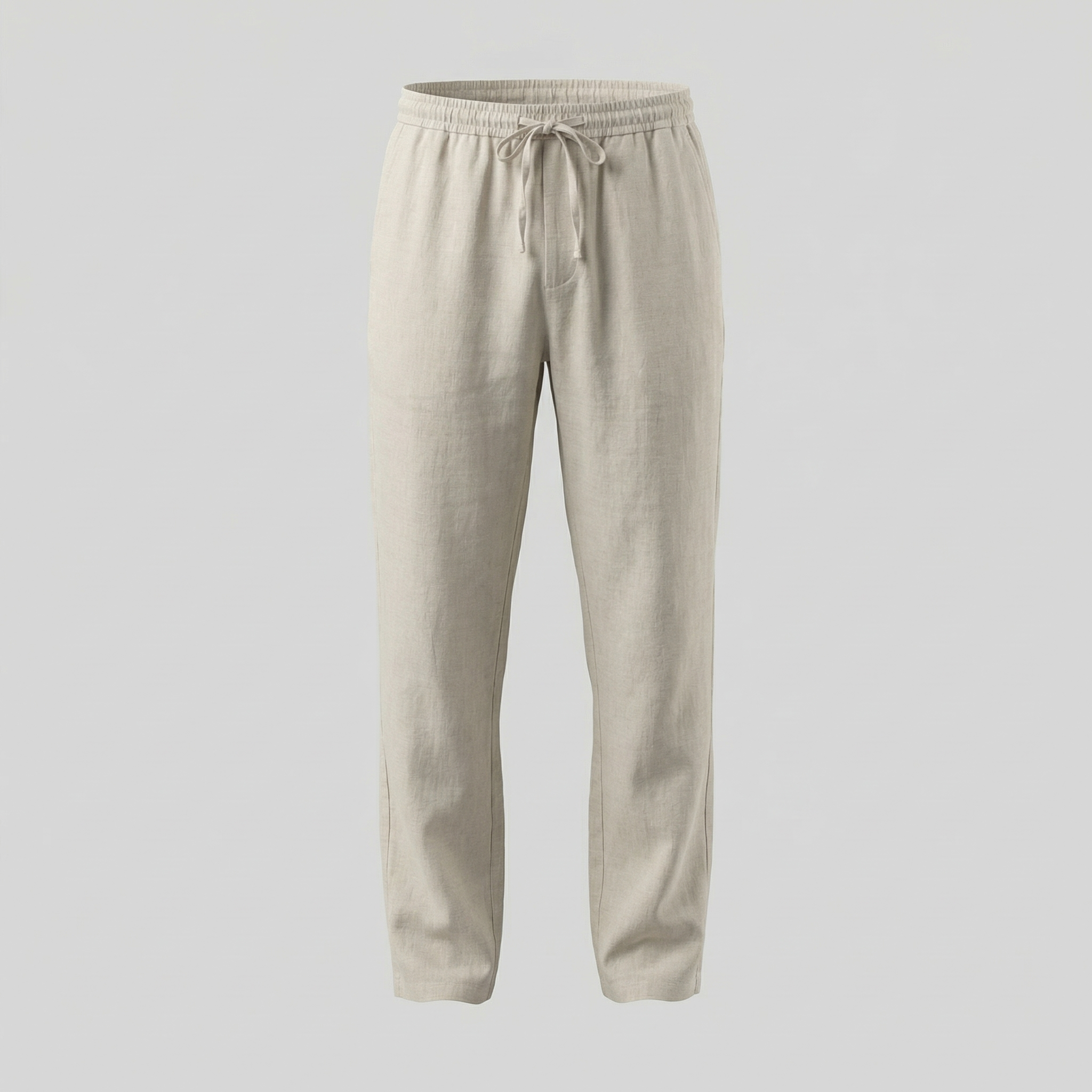 Herren Leinen Slim Fit Hose
