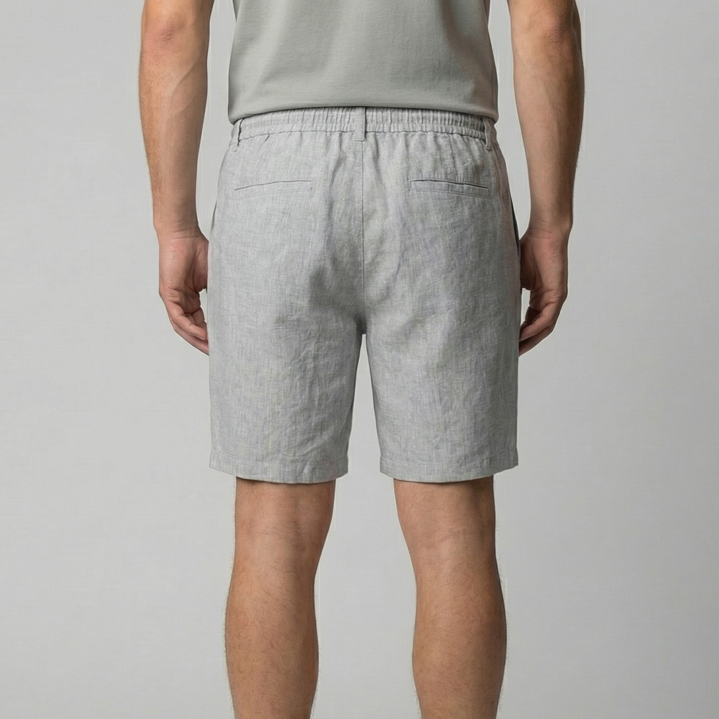 Herren Leinen Sommer Shorts